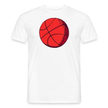 Ballsport - Männer T-Shirt - Weiß - Vorne - AI Model Male 178 dark (178cm)