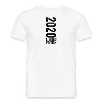 2020 Limited Edition Birthday Gift 2020 - Men's T-Shirt - white - Front - AI Model Male 178 dark (178cm)