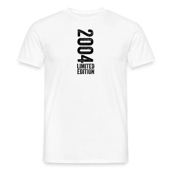 2004 Limited Edition Birthday Gift 2004 - Men's T-Shirt - white - Front - AI Model Male 178 dark (178cm)