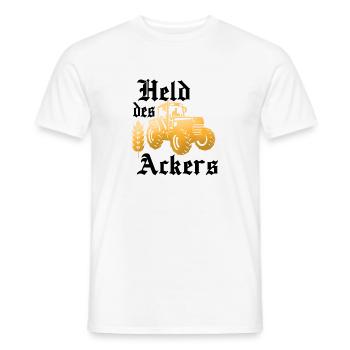 Held des Ackers Landwirt - Männer T-Shirt - Weiß - Vorne - AI Model Male 178 dark (178cm)