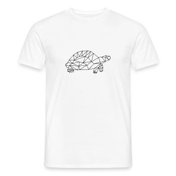 tortue - T-shirt homme - blanc - Devant - AI Model Male 178 dark (178cm)