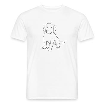 Labrador - T-shirt homme - blanc - Devant - AI Model Male 178 dark (178cm)