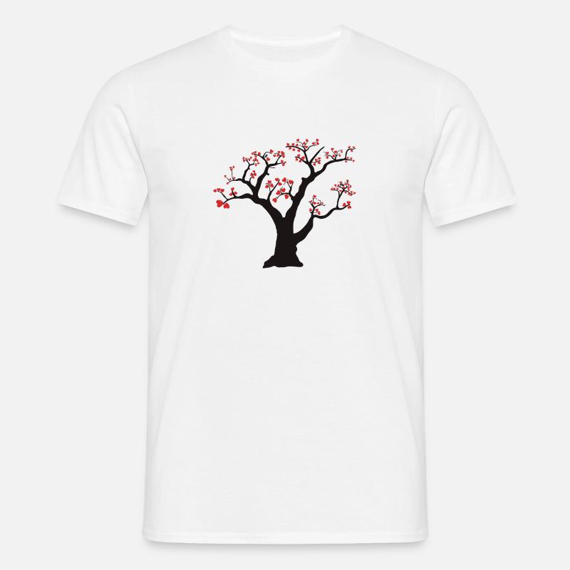 Baum - Männer T-Shirt - Weiß