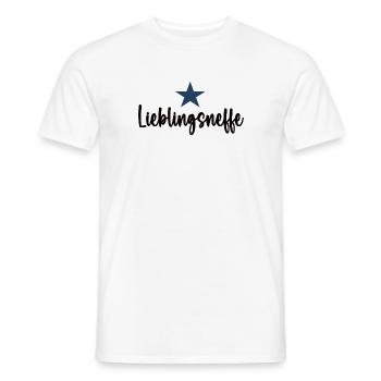 Lieblingsneffe Lieblings Neffen Bester Neffe - Männer T-Shirt - Weiß - Vorne - AI Model Male 178 dark (178cm)