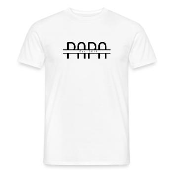 Papa Est 2011 - T-shirt homme - blanc - Devant - AI Model Male 178 dark (178cm)