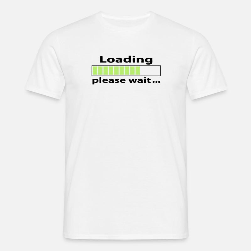 loading please wait - T-shirt Homme - blanc