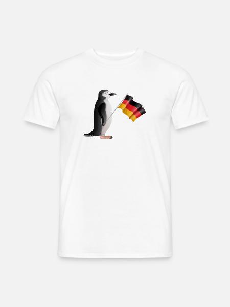 Fußball Fußballfan Deutschland Nationalmannschaft - Männer T-Shirt - Weiß