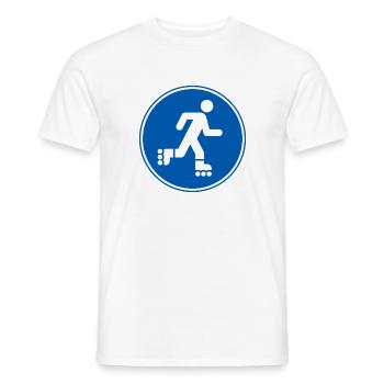 Rollerfahrer, Roller, Roller Sport - Männer T-Shirt - Weiß - Vorne - AI Model Male 178 dark (178cm)
