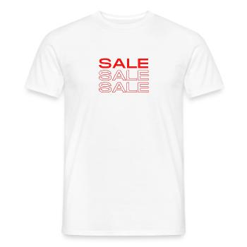 Sale - Männer T-Shirt - Weiß - Vorne - AI Model Male 178 dark (178cm)