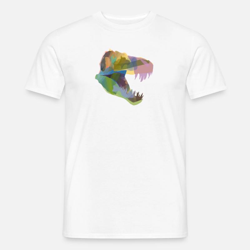 Abstractosaurus Rex - Männer T-Shirt - Weiß