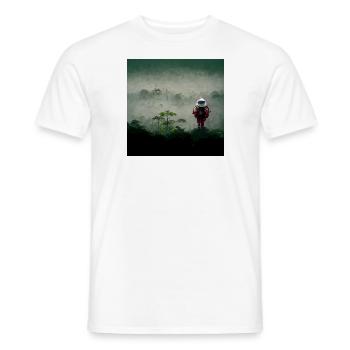 Lonely Voyager 001 - Männer T-Shirt - Weiß - Vorne - AI Model Male 178 dark (178cm)