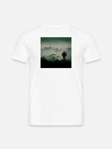Lonely Voyager 001 - Männer T-Shirt - Weiß