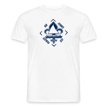 Six Fours les Plages Provence Côte d'Azur France - Men's T-Shirt - white - Front - AI Model Male 178 dark (178cm)