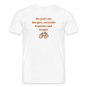 Locker - Männer T-Shirt - Weiß - Vorne - AI Model Male 178 dark (178cm)