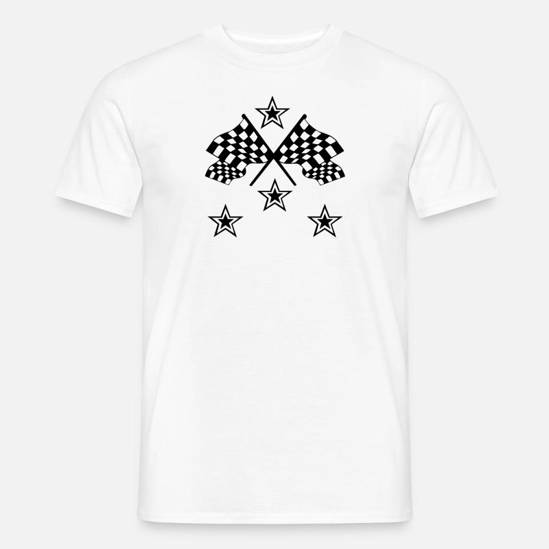 Auto - Männer T-Shirt - Weiß