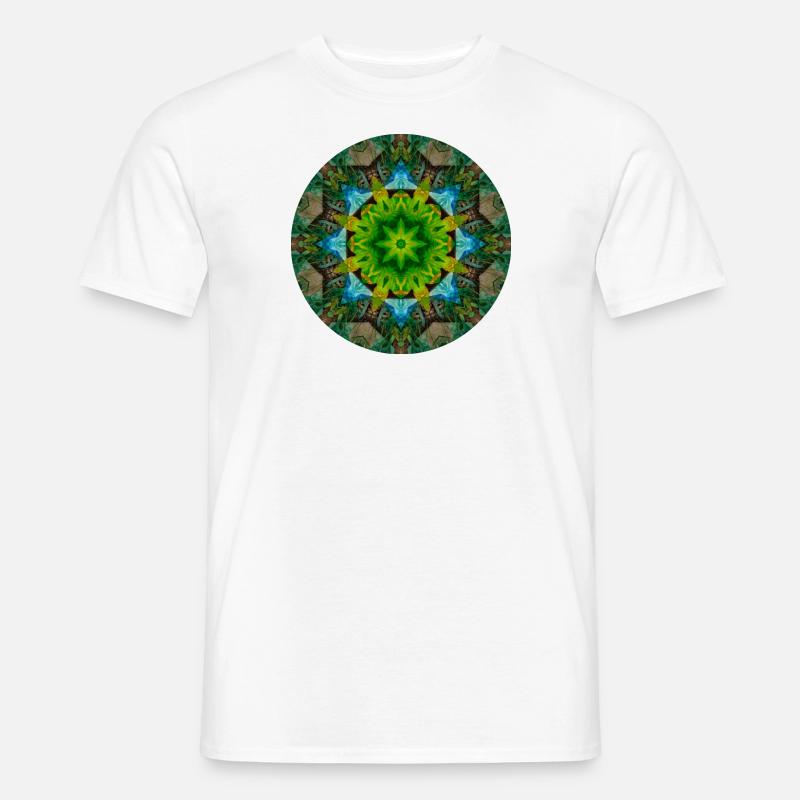 Mandala-Quantum 4 - Männer T-Shirt - Weiß