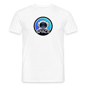 Astronaut im All - Männer T-Shirt - Weiß - Vorne - AI Model Male 178 dark (178cm)