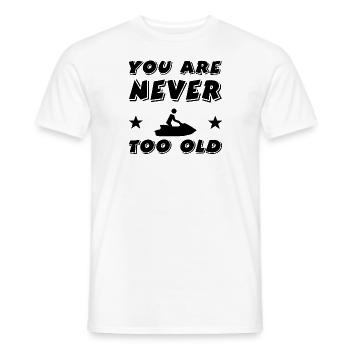 Jet ski - T-shirt homme - blanc - Devant - AI Model Male 178 dark (178cm)
