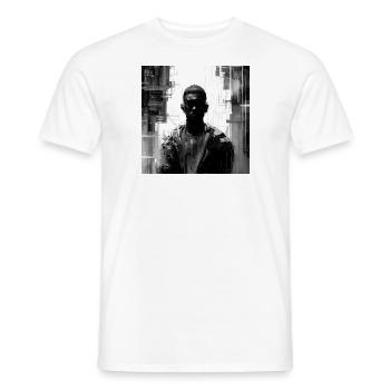Cyberboss "chosen one" - Männer T-Shirt - Weiß - Vorne - AI Model Male 178 dark (178cm)
