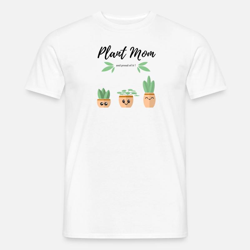 Pflanzenmutter - Männer T-Shirt - Weiß