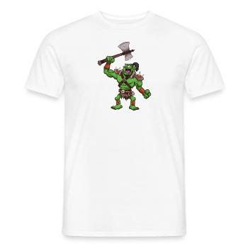 Troll Chief - Men's T-Shirt - white - Front - AI Model Male 178 dark (178cm)