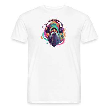 Colorful wizard - Männer T-Shirt - Weiß - Vorne - AI Model Male 178 dark (178cm)