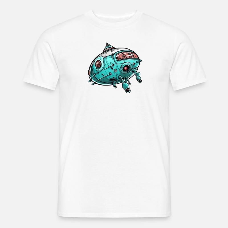Alien Encounter - Männer T-Shirt - Weiß