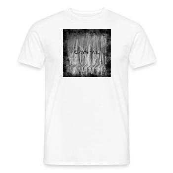 Crystal Blaze Black & White - Männer T-Shirt - Weiß - Vorne - AI Model Male 178 dark (178cm)