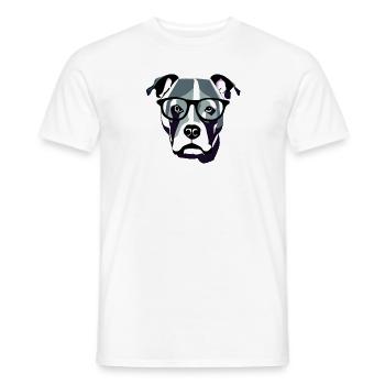 Dog Owner Dogs Dog Owner Terrier Dog - Men's T-Shirt - white - Front - AI Model Male 178 dark (178cm)
