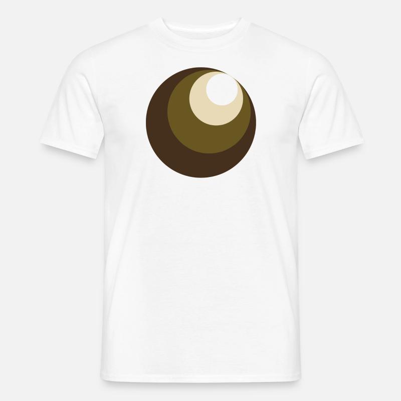 Circles - Männer T-Shirt - Weiß