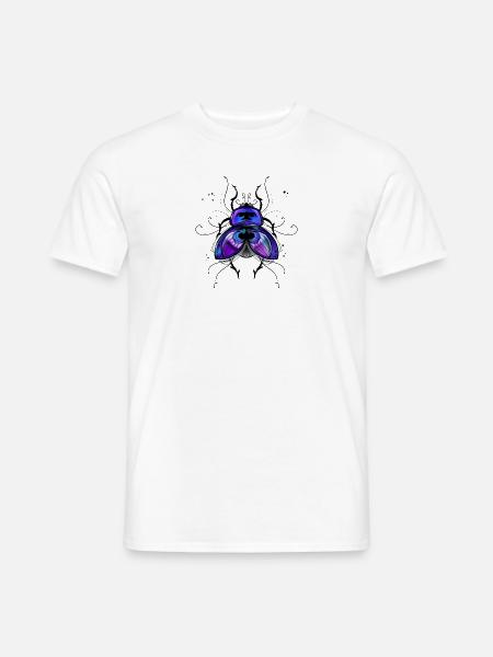 Glückskäfer - Männer T-Shirt - Weiß