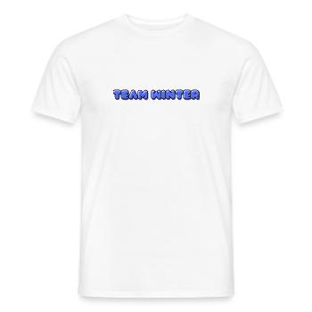TEAM WINTER - Männer T-Shirt - Weiß - Vorne - AI Model Male 178 dark (178cm)
