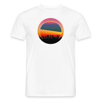 Soirée à Los Angeles - T-shirt homme - blanc - Devant - AI Model Male 178 dark (178cm)