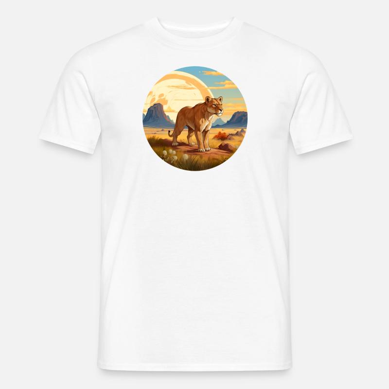 Leonessa - T-shirt uomo - bianco