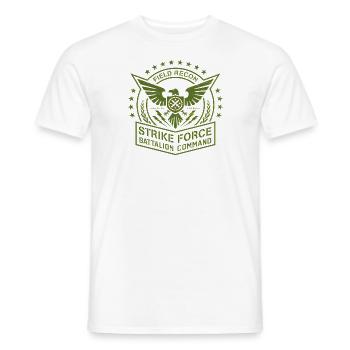 Army Military Air Force Navy Marines Amérique États-Unis - T-shirt homme - blanc - Devant - AI Model Male 178 dark (178cm)