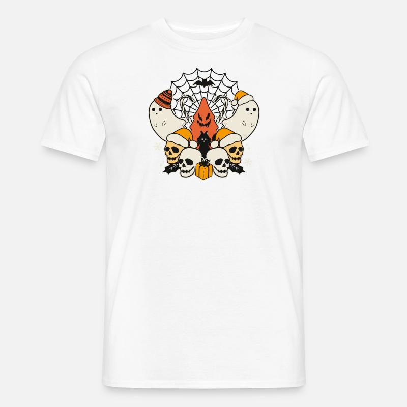 Spooky Halloween - Männer T-Shirt - Weiß