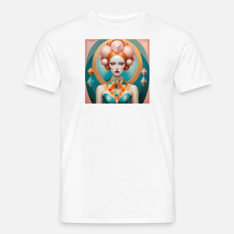 Aurora, digitale Malerei - Männer T-Shirt - Weiß