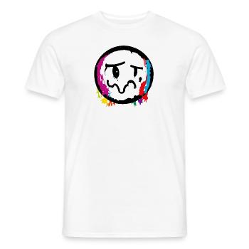 Ängstlich - Männer T-Shirt - Weiß - Vorne - AI Model Male 178 dark (178cm)