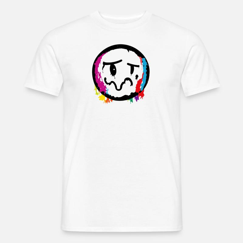 Ängstlich - Männer T-Shirt - Weiß