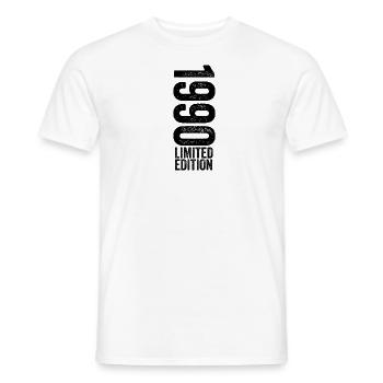 1990 - Limited Edition 1990 Geburtstag - Männer T-Shirt - Weiß - Vorne - AI Model Male 178 dark (178cm)