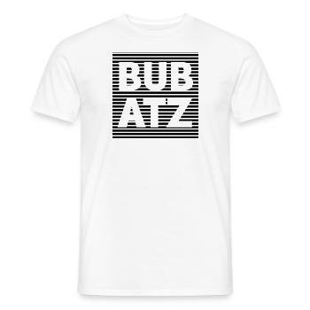 Bubatz logo 5 - Männer T-Shirt - Weiß - Vorne - AI Model Male 178 dark (178cm)