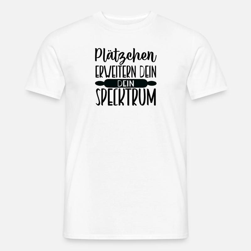 Plätzchen erweitern dein Spektrum 🍪🌈 - Männer T-Shirt - Weiß