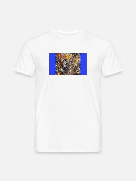 Wilde Rhythmen der Graffiti-Symphonie - Männer T-Shirt - Weiß