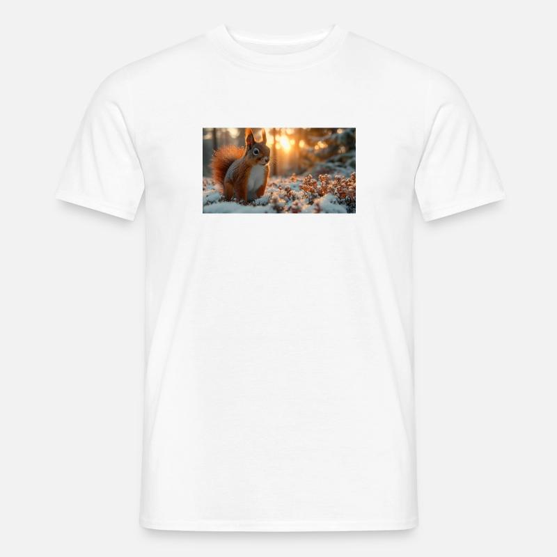 Eichhörnchen - Männer T-Shirt - Weiß
