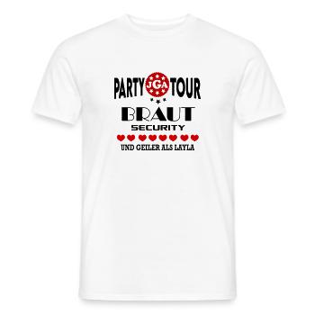 Jga Braut Security Party Brautpaar Sicherheit - Männer T-Shirt - Weiß - Vorne - AI Model Male 178 dark (178cm)
