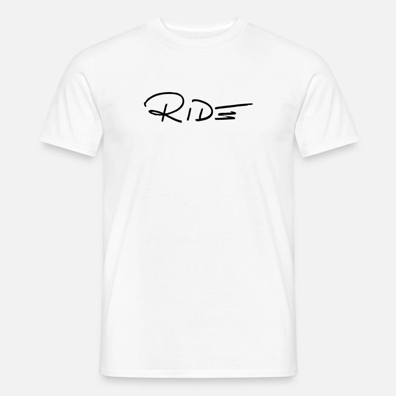 RIDE - Männer T-Shirt - Weiß