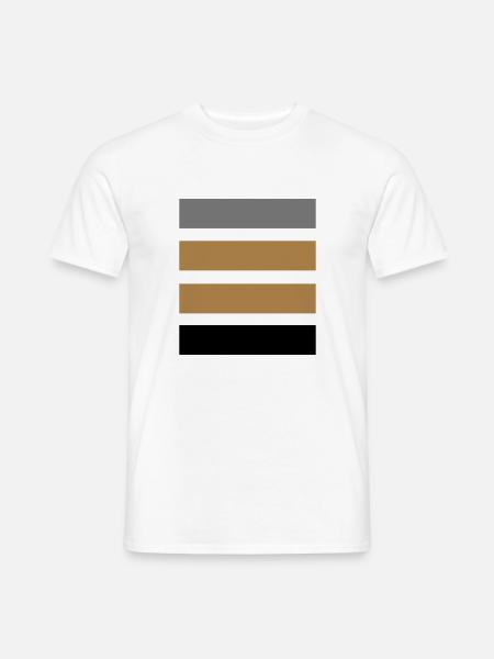 Stripes yellow - Men's T-Shirt - white