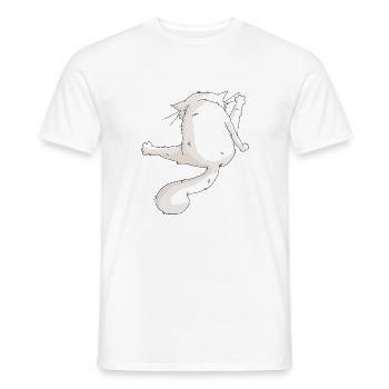 la toilette #2 - T-shirt homme - blanc - Devant - AI Model Male 178 dark (178cm)