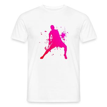 Salibandy Unihockey Unihockeyspielen Hocke - Männer T-Shirt - Weiß - Vorne - AI Model Male 178 dark (178cm)