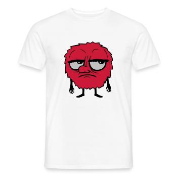 Monster Eyes Roll Cartoon - Men's T-Shirt - white - Front - AI Model Male 178 dark (178cm)